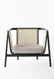 Black Doff Awayko Arm Chair